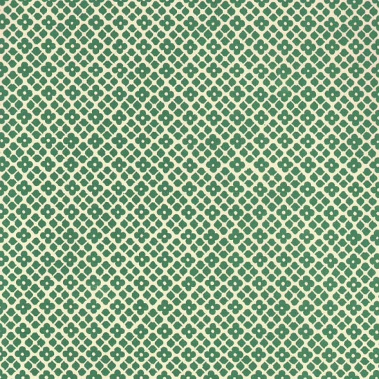 Green Floral and Cube Print Italian Paper ~ Carta Varese Italy